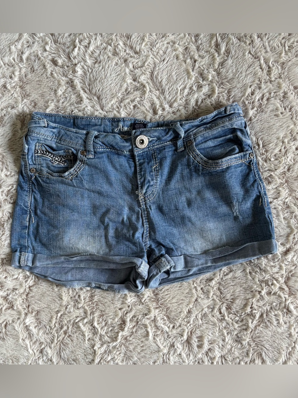 Amethyst Jeans Light Blue Denim Shorts